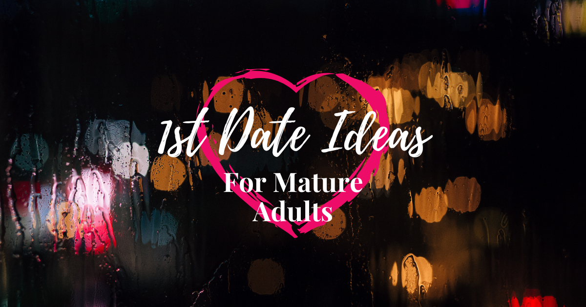 First Date Ideas That Spark Chemistry For Mature Adults - Mature Singles Finding Love kground showcases blurred, colorful lights against a dark, rainy window, creating a cozy and intimate atmosphere.
