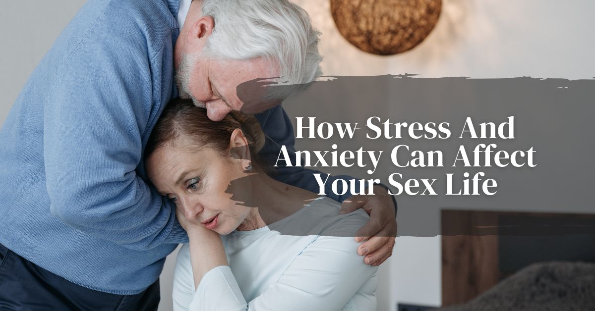 How Stress And Anxiety Can Affect Your Sex Life - Mature Singles Finding Love Older couple struggling with emotional intimacy due to stress and anxiety – impact on sex life