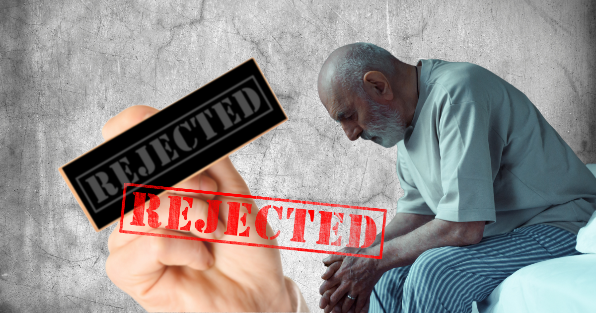 How To Avoid Internalizing Rejections - Mature Singles Finding Love Man looking down thinking about rejection
