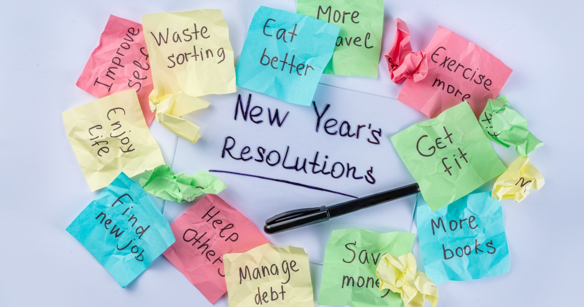 In content - How To Stick To Your New Years Resolutions