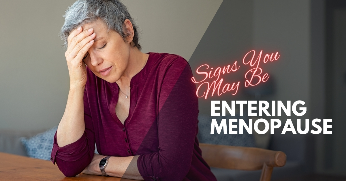 Top 5 Signs You May Be Entering Menopause - Mature Singles Finding Love Need to recognize the warning signs of starting menopause? Click to learn about the most common indicators that a woman is entering menopause.